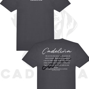 Camiseta gris oscuro "ESENCIA"