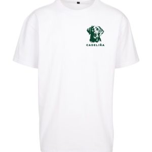 Camiseta oversize blanca "Cadeliña"